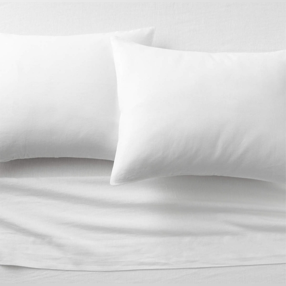 CB2 Other - Classic EUROPEAN FLAX™-Certified Linen White King Sheet Set,Retail Price $309.00